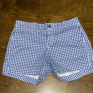 Old Navy Blue/White Gingham Shorts